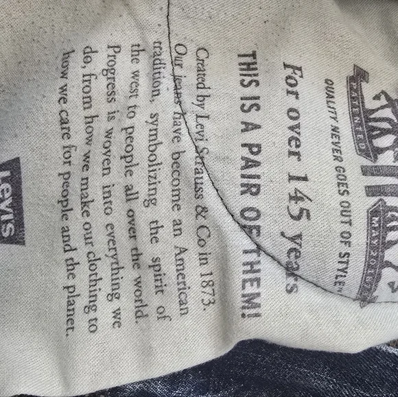 Levi's 527 Blue Straight Jeans Classic Denim W32 x L30